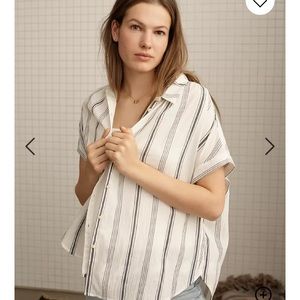 Madewell Central Shirt in Parkman Stripe